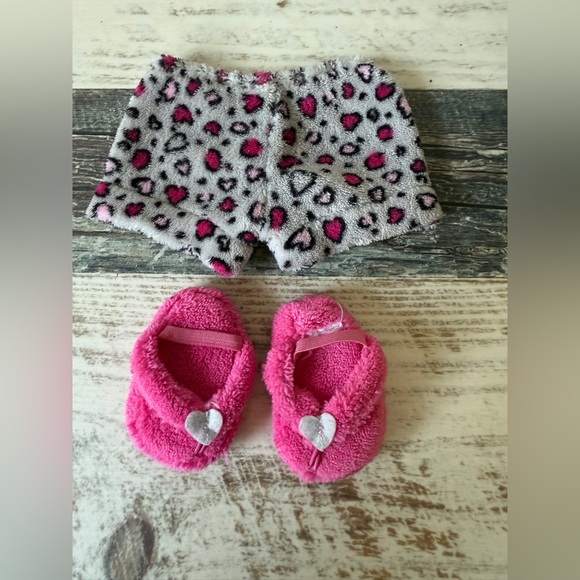 American Girl Doll Truly Me LOVELY LEOPARD PJs for 18” Doll + Child’s Match Sz S - Picture 5 of 16